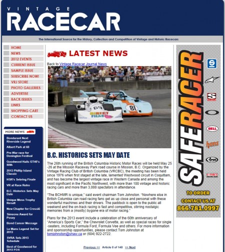Image from Vintage Racecar online edition.