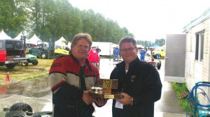Westwood Trophy winner Alan McColl with Abbotsford Mayor Bruce Banman - Tom Johnston photo